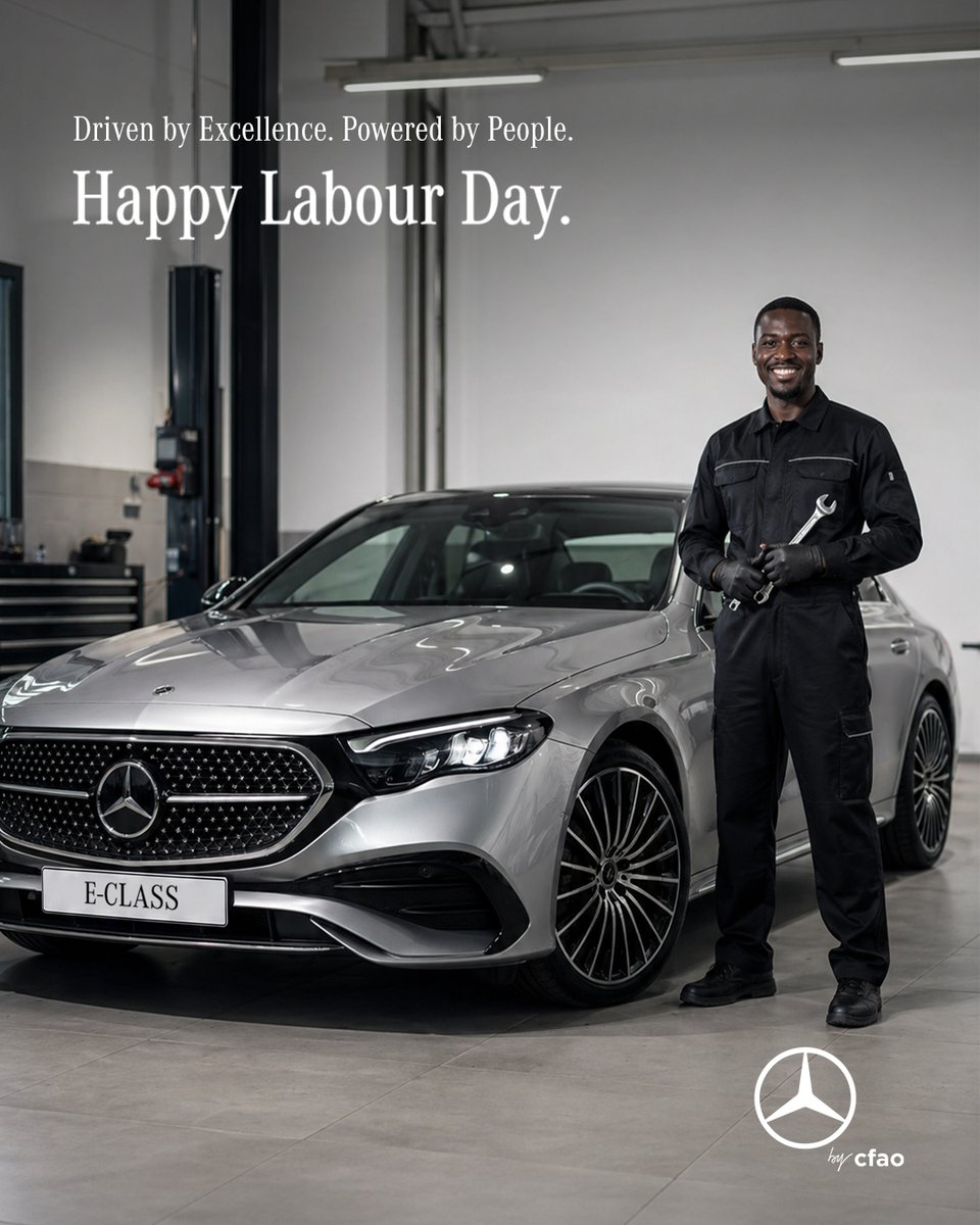 Driven by Excellence. Powered by People.
Happy Labour Day.

Today, we celebrate the dedication, resilience and passion that keep the world moving forward.

#CFAOMobilityDrivesKenya #LabourDay #CelebratingWork #PeopleFirst