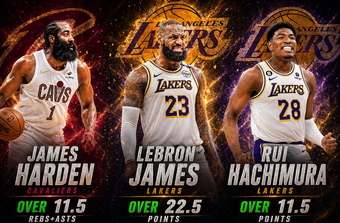 shawnybopicks's tweet image. NBA Playoffs 5/1 Picks 🏀:

Rui Hachimura O 11.5 Points
James Harden O 11.5 Rebs+Asts
LeBron James O 22.5 Points *POTD*

24-22 on playoff picks
*6-6 on POTD*

LIKE IF TAILING ❤️
#PrizePicks #PlayerProps #NBA