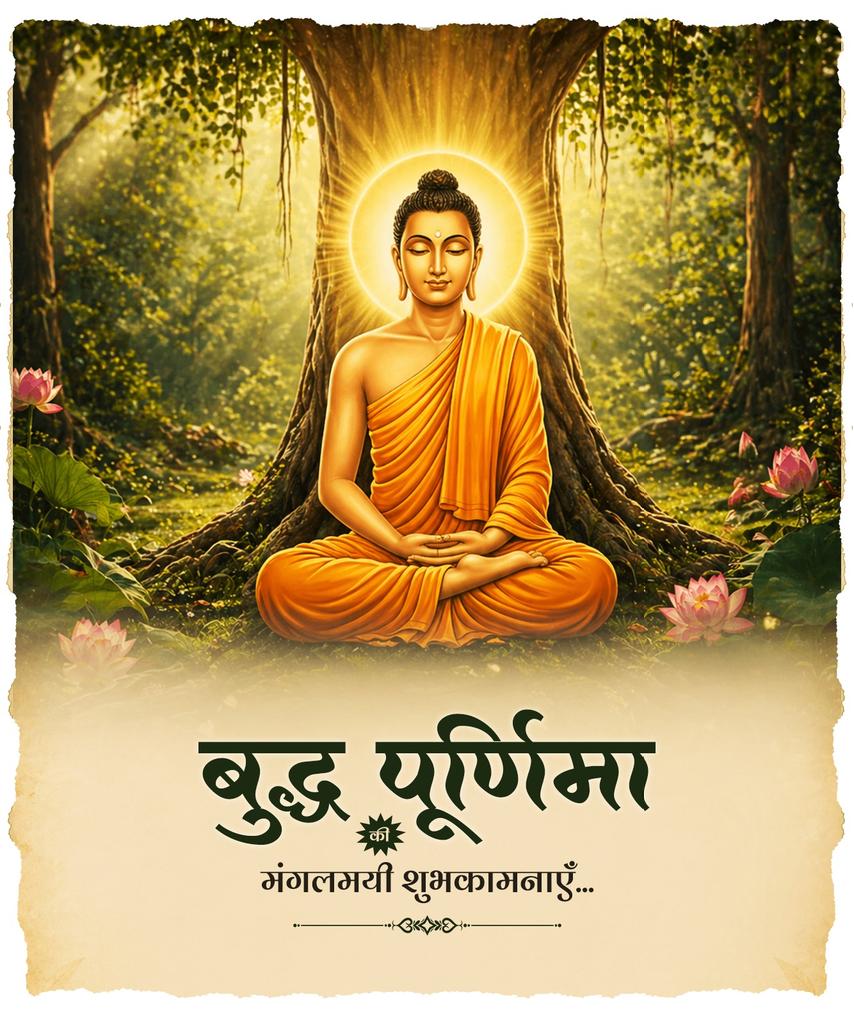 बुद्ध पूर्णिमा की आप सभी को हार्दिक शुभकामनाएं... 💐💐