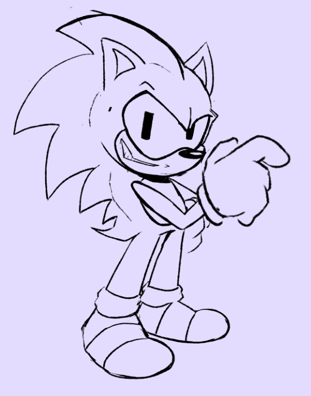I_am_Error1981's tweet image. shitty little doodle just to demonstrate that i think people should draw sonic with a mohawk

like not drawing greg martin sonic specifically, just sonic but with a mohawk
mainly because i think it goes hard and looks nice
#sonic #sonicthehdgehog #thehedgehogsrightoutsidemywindow