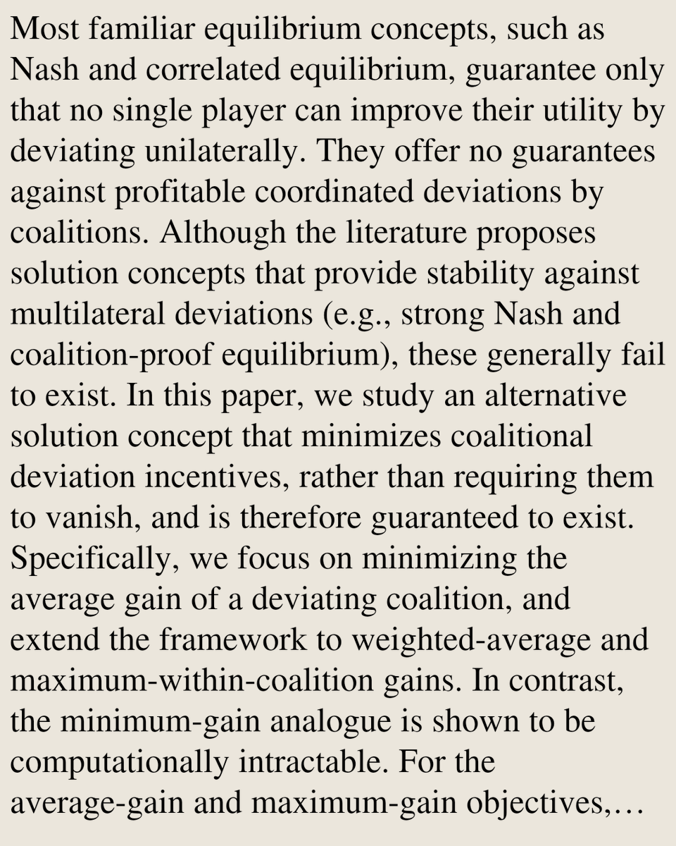 Game Theory Papers tweet media