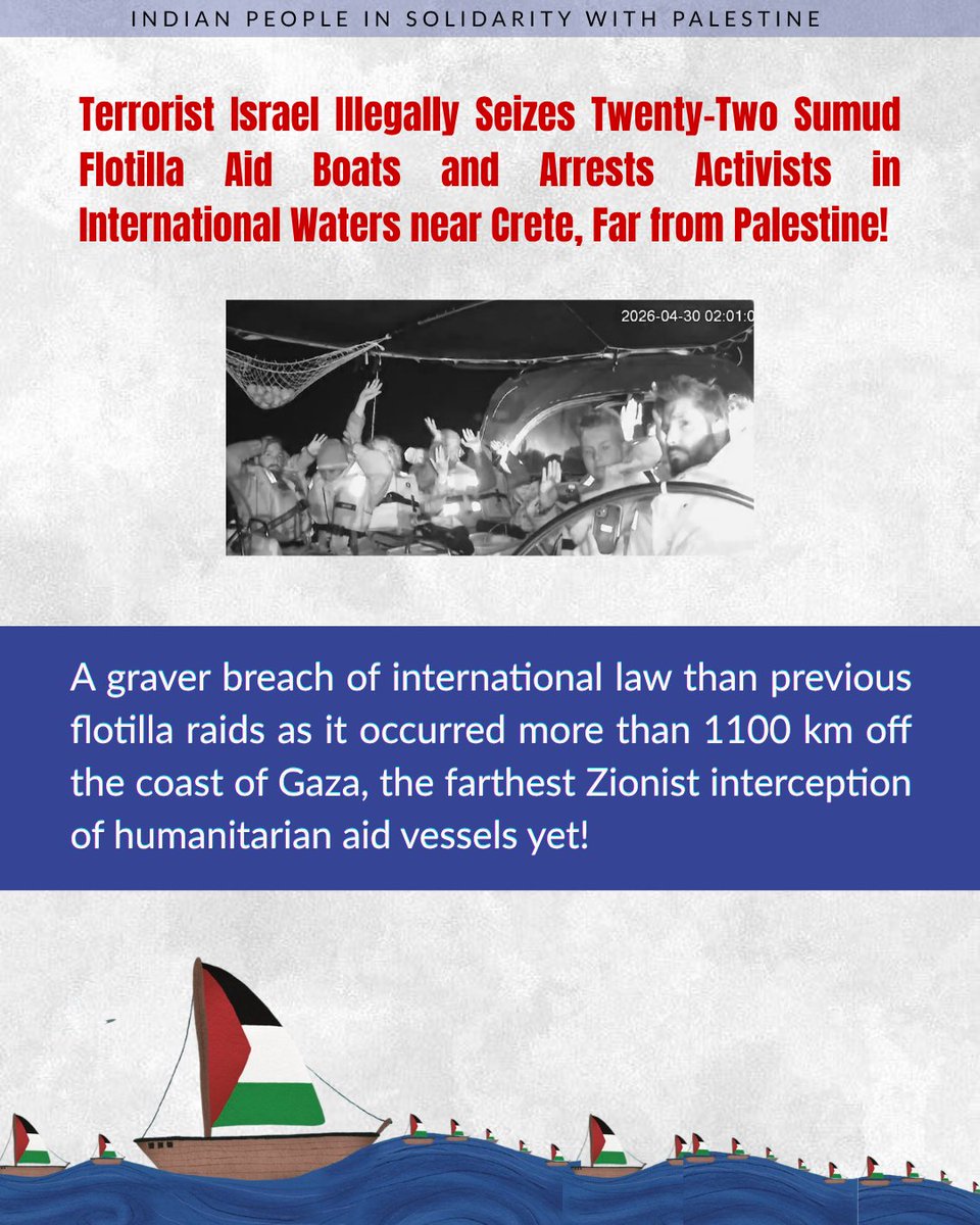 Indian People in Solidarity with Palestine tweet media