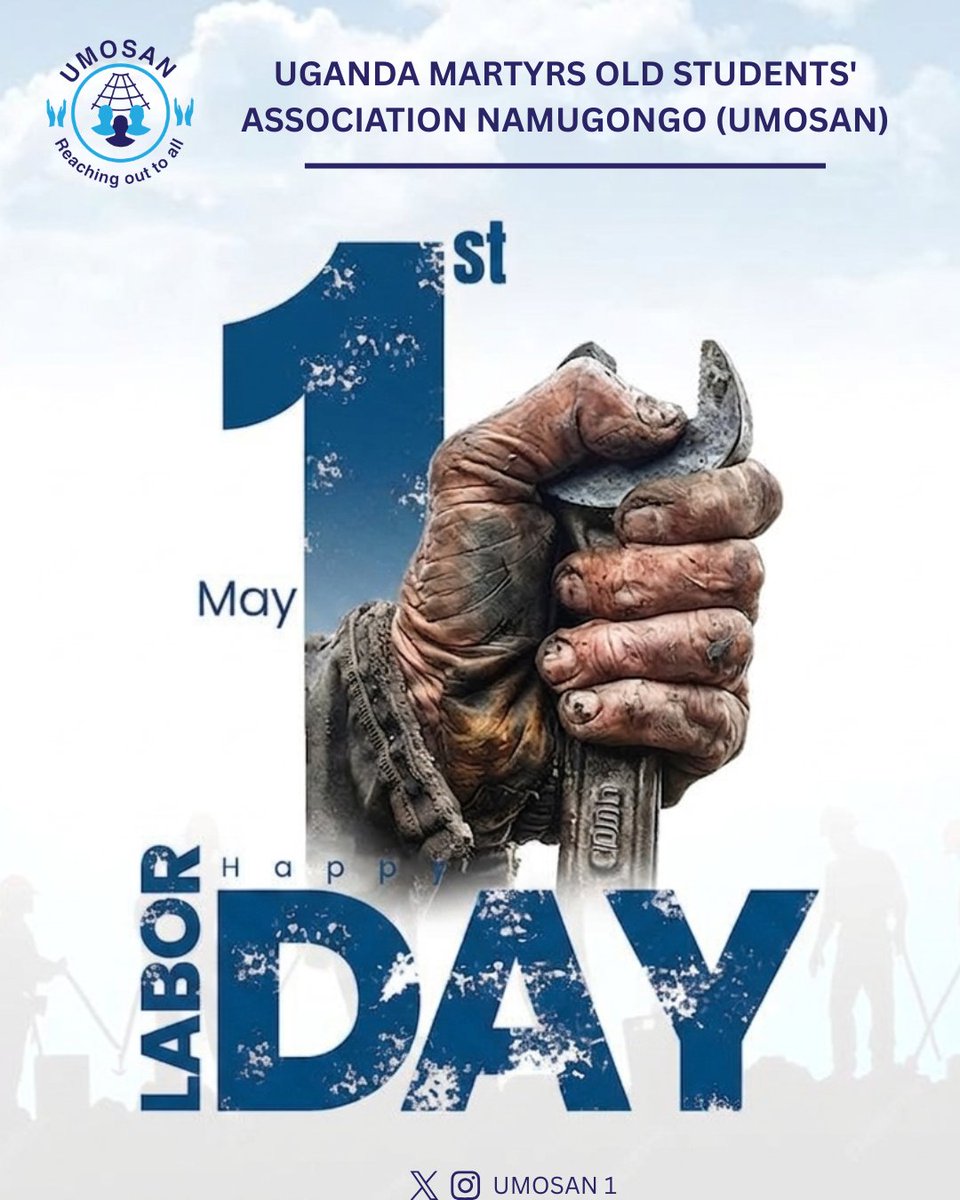 UMOSAN1's tweet photo. Happy Labour Day to you all!

From classrooms to boardrooms, factories to startups -  your labor builds the future. 

Thank you for the hard work, passion, and dedication you bring to your fields every day. 

Wishing you a restful day - you’ve earned it! https://t.co/APENmKK7xJ