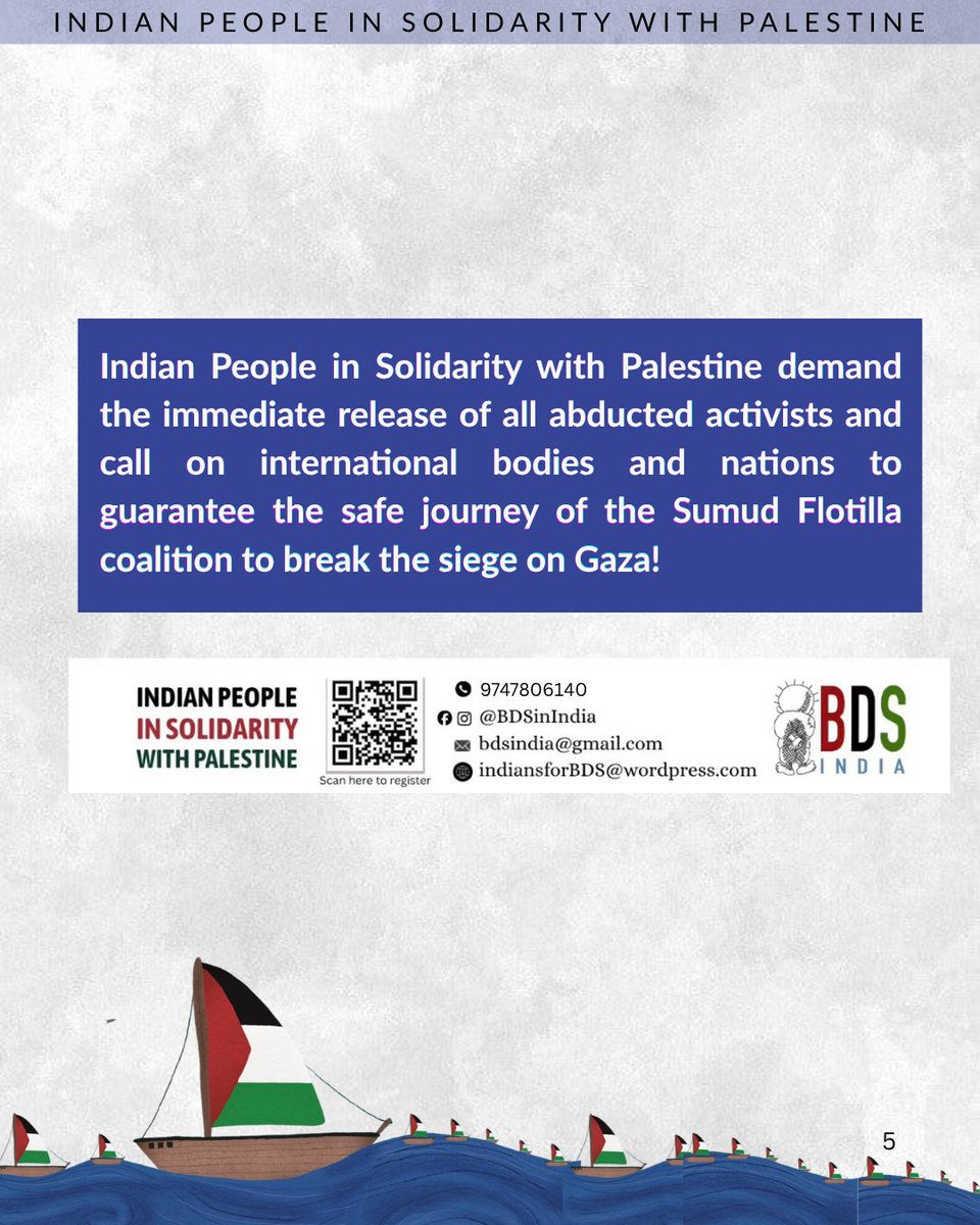 Indian People in Solidarity with Palestine tweet media