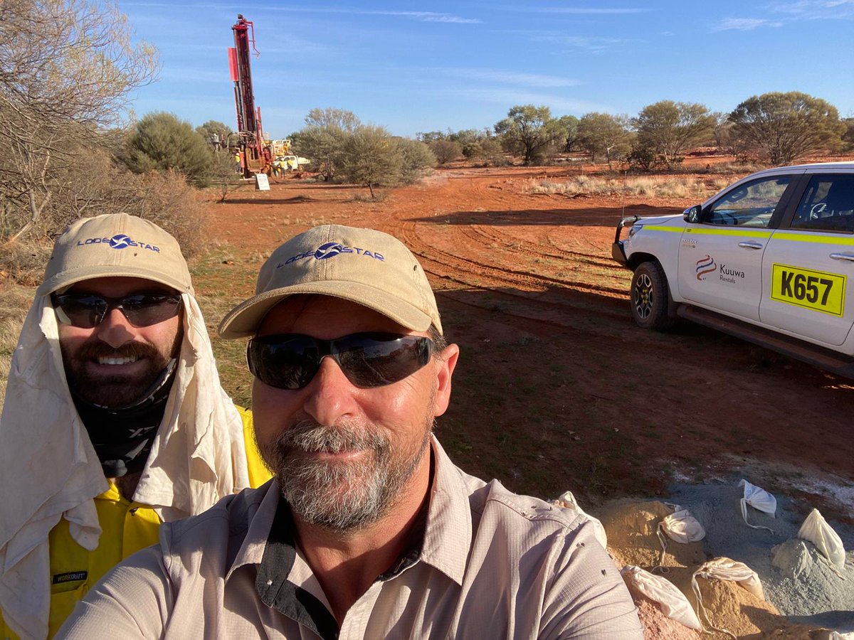 LodestarASX's tweet image. 📷 Lodestar team is progressing well at our Neds Creek Gold project in WA, reaching 3,000m drilled  on the 10,000m planned! First assay results expected soon! $LSR #gold #mining #exploration