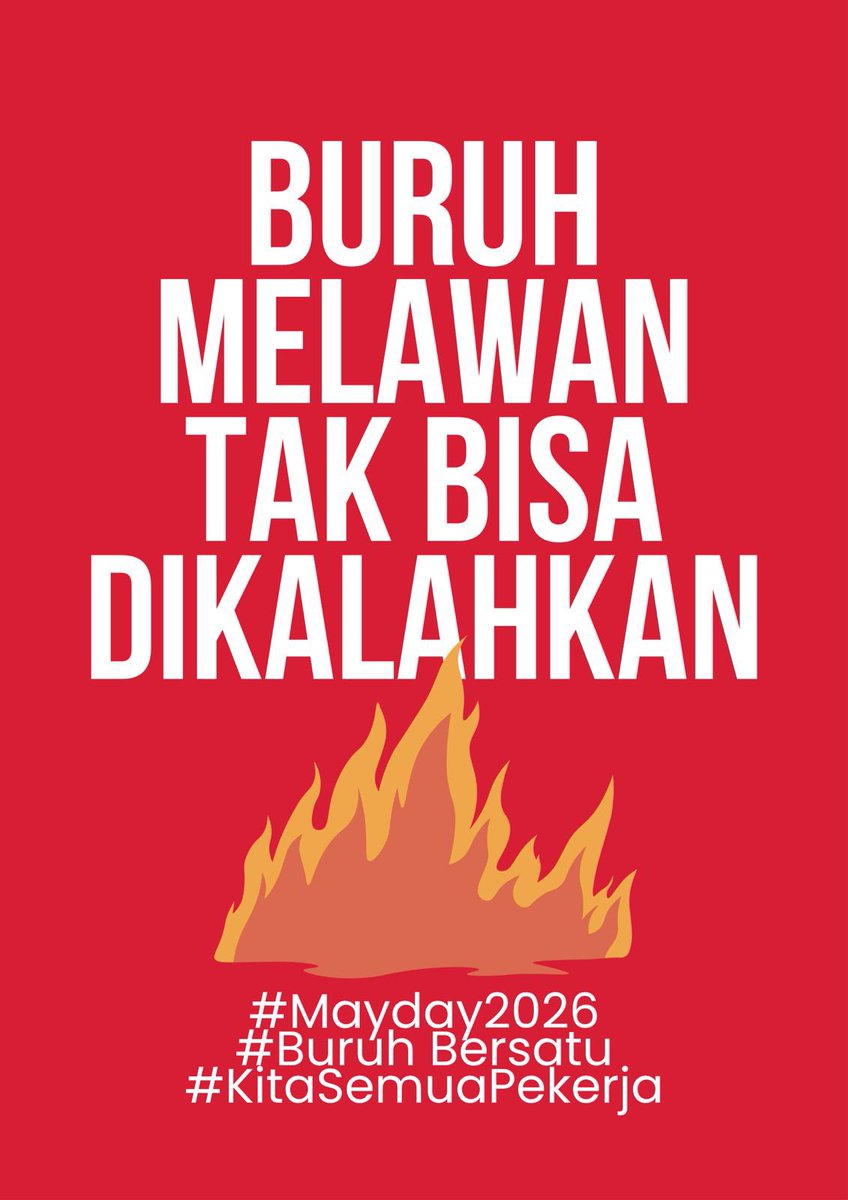 met hari buruh untuk teman-teman pekerja ngo-ku yang sehari-hari ngomongin keadilan buat orang lain tapi kita sendiri nggak diperlakukan adil sama atasan😅

mari terus menyuarakan hak kita atas lingkungan kerja yang lebih baik dan upah yang layak. peluuuuk banyak-banyak🥹❤️