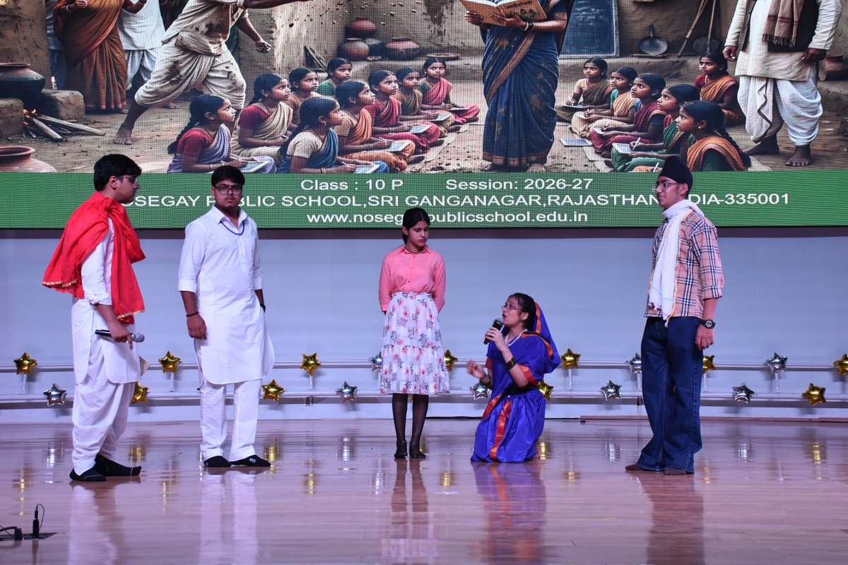 NosegaySchool's tweet image. ANNUAL FUNCTION | X-P | TOPIC - GENDER, CASTE AND RELIGION
nosegaypublicschool.edu.in
#school #education #student #students #teacher #kids #study #children #nosegay #teachers #friends #india #CBSE #hostel #kindergarten #sriganganagar #rajasthan #annualfunction