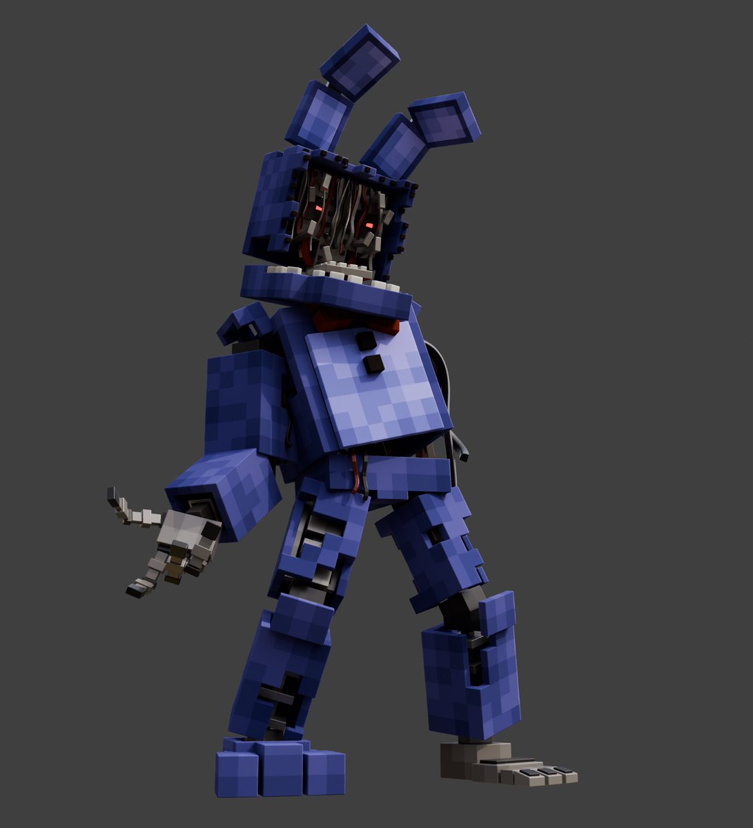 MaboJabo's tweet photo. Some basic renders of my Withereds
#fnaf #fnaf2 #blender #minecraft https://t.co/V39mvtviog