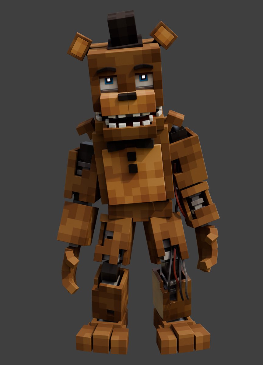 MaboJabo's tweet photo. Some basic renders of my Withereds
#fnaf #fnaf2 #blender #minecraft https://t.co/V39mvtviog