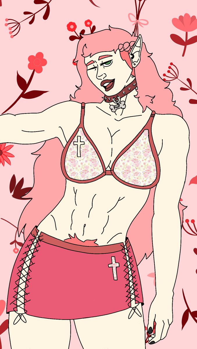 CaptainDulscar's tweet image. My oc Lilly FrostRose.She is my DND oc. She is very Bonita! #oc #DND #GirlxGirl #digitalart