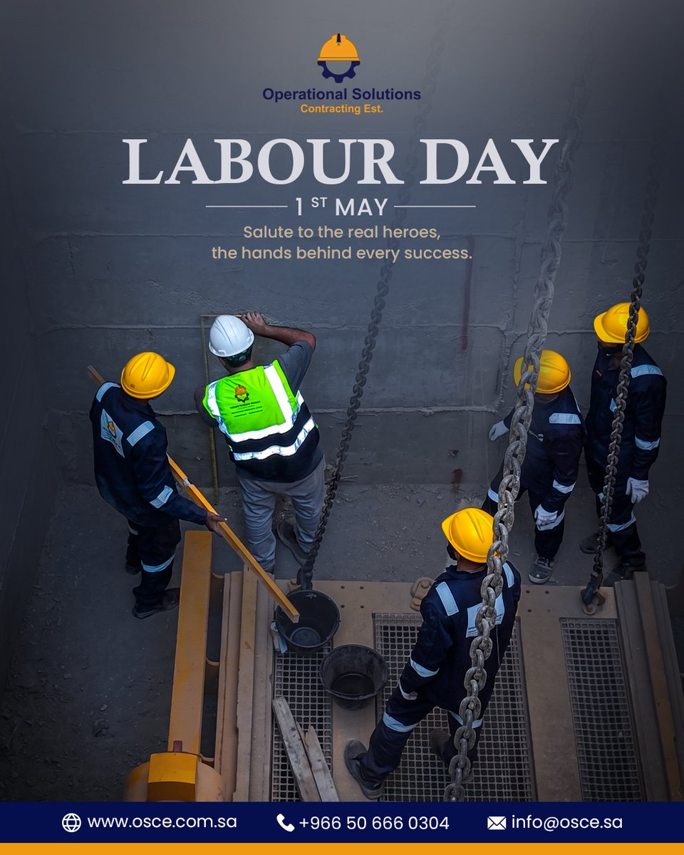 OSCE_com_sa's tweet image. Behind every achievement are hardworking hands making it possible.
Honouring the dedication, strength, and commitment of every worker this #LabourDay2026 👏
#WorkforceExcellence #IndustrialSolutions #RespectWork