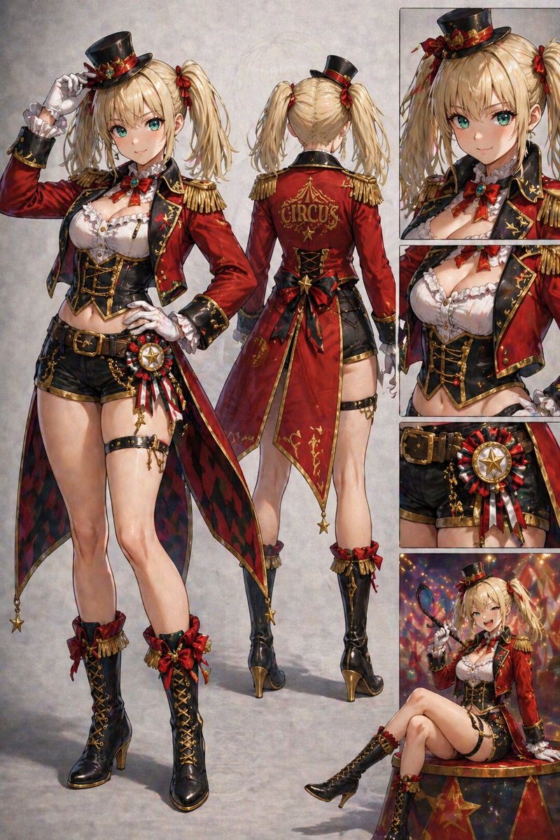 ookami_noboru's tweet image. サーカス団用のミシェルの服作って、てお願いしたら、なんか...、
. . .えちえちだった！
#ミシェル
#イラスト
#chatGPT
#サーカス衣装