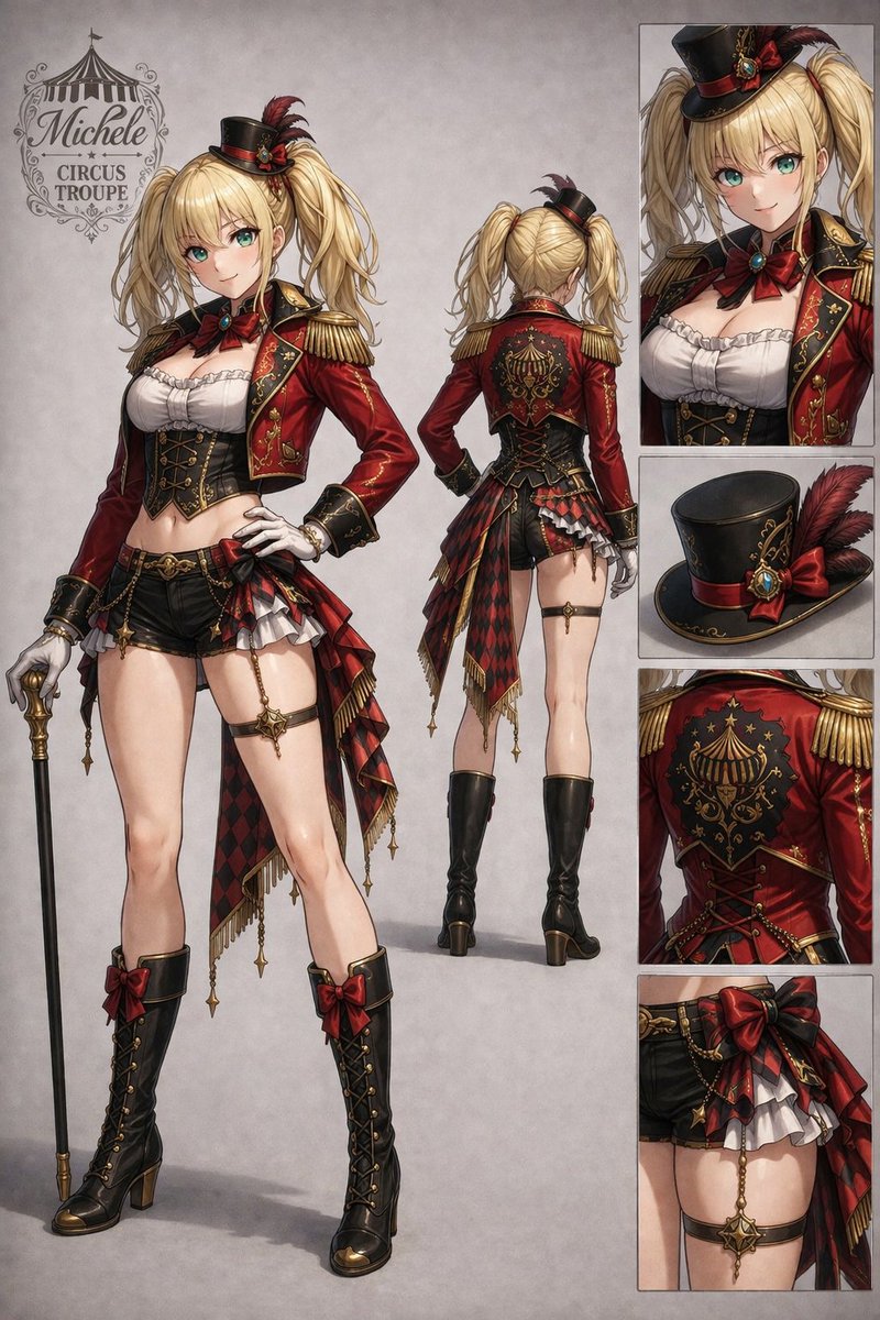 ookami_noboru's tweet image. サーカス団用のミシェルの服作って、てお願いしたら、なんか...、
. . .えちえちだった！
#ミシェル
#イラスト
#chatGPT
#サーカス衣装