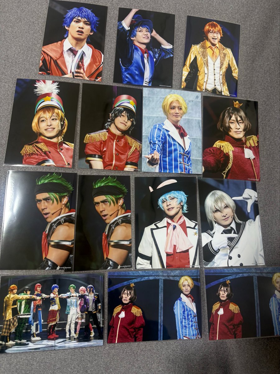 trade_hinayuki's tweet photo. 【交換】舞台 KING OF PRISM ブタキン ブタツア ランブロ ステショ

譲→
シン、カケル、セプトリ、コウジ、ヒロ、ルヰ、ジョージ、アレク、聖、仁、タイムレス(画像1枚目

求 →
タイガ、アヰ、カヅキ>他未所持(画像2枚目

都内手渡しor郵送交換
コンプ目的です。
検索からでもお気軽にお声がけ下さい https://t.co/Dc3OMH7H8M
