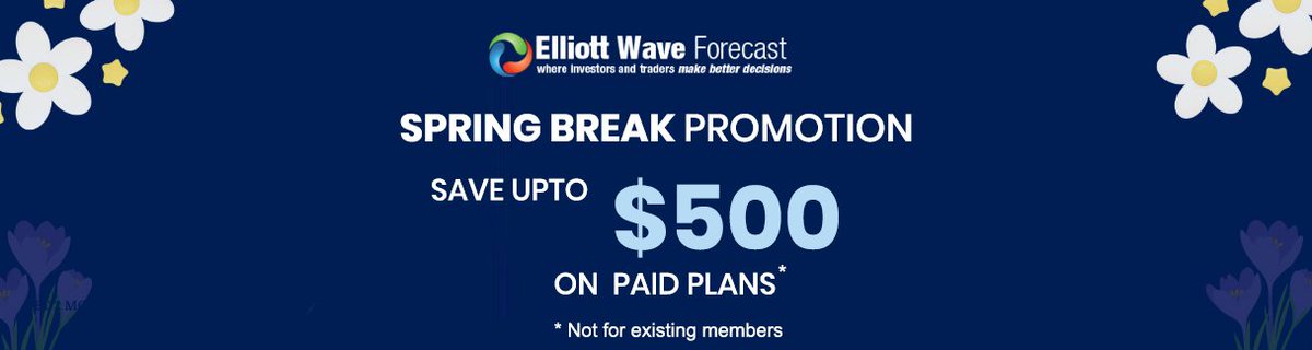 ElliottForecast's tweet image. ⏳ Don’t miss the Spring Promotion! ⏳ Save up to $500 on monthly plans &amp;amp; unlock #ElliottWave charts, videos, live sessions &amp;amp; trades 📊 → elliottwave-forecast.com/subscriptions #Trading #Forex #Indices