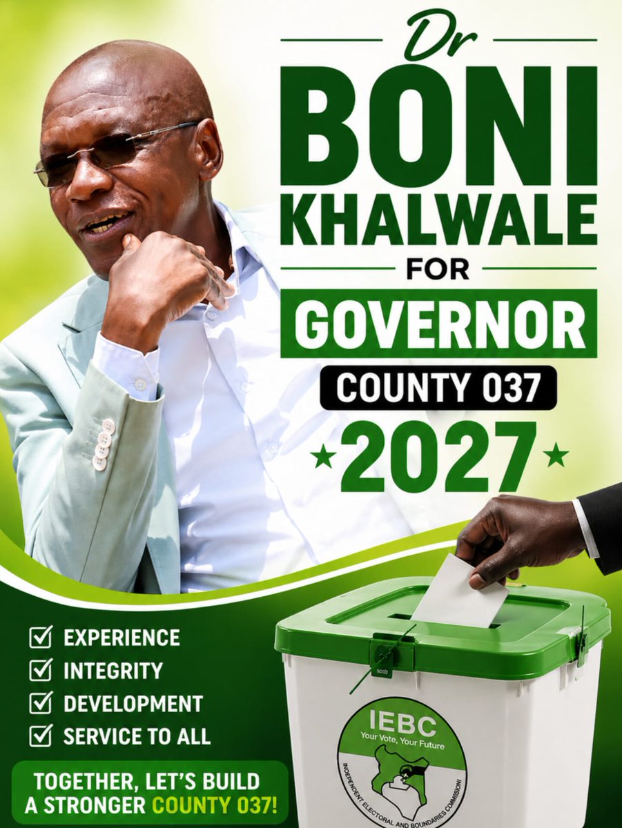 Dr Boni Khalwale, MD, CBS tweet media