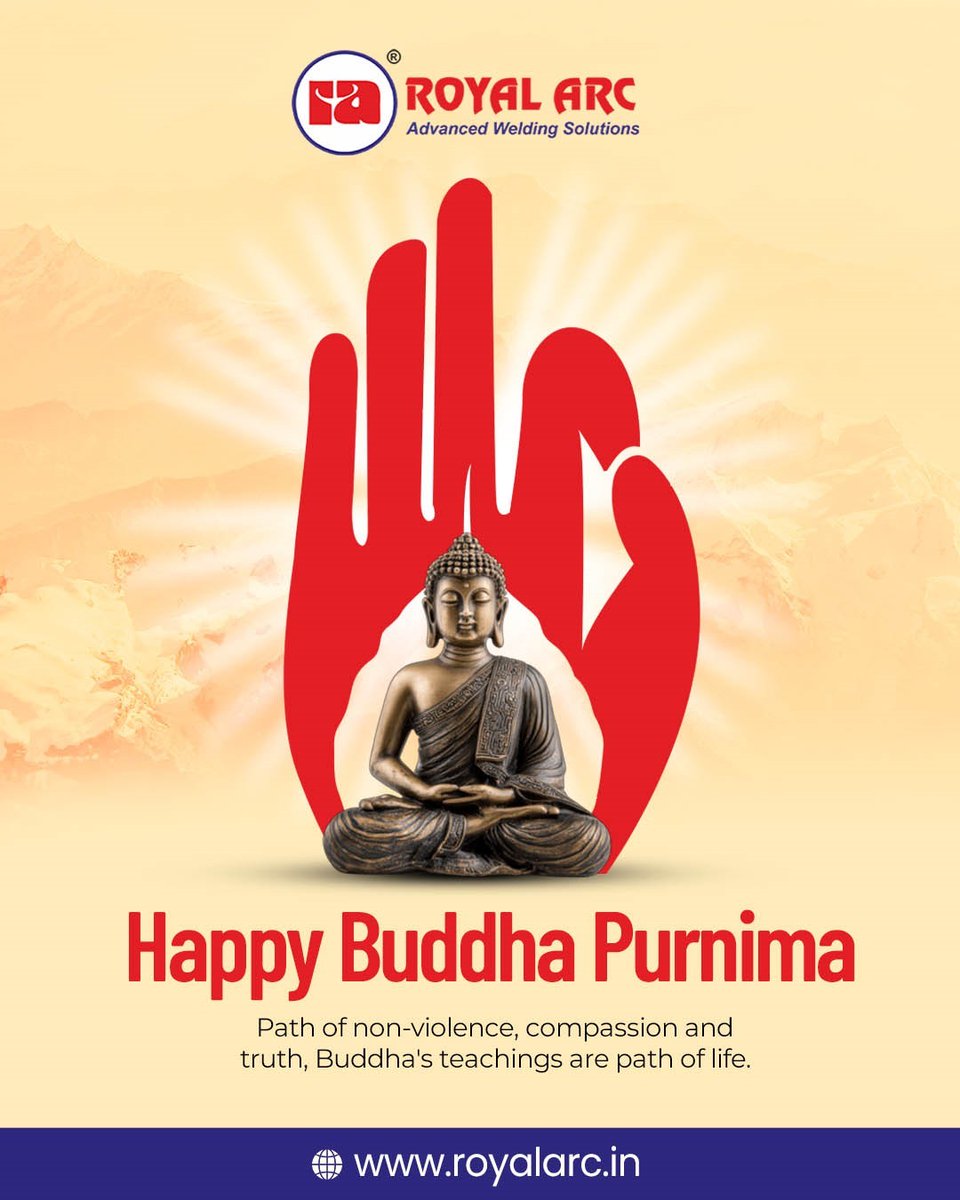 royalarcweld's tweet image. #BuddhaPurnima gives us a message of enlightenment, peace and compassion. 

#LordBuddha's teachings are as relevant today as they were thousands of years ago.

On this auspicious occasion, let us all recognise goodness within us &amp;amp; follow path of #nonviolence &amp;amp; #truth. 

#royalarc