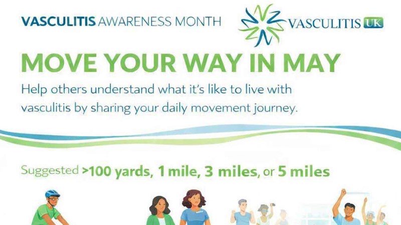 vascuk's tweet photo. May 1st is the very first day of #Vasculitis Awareness Month https://t.co/SvKqBWgXfo https://t.co/g9cNpZOrYA