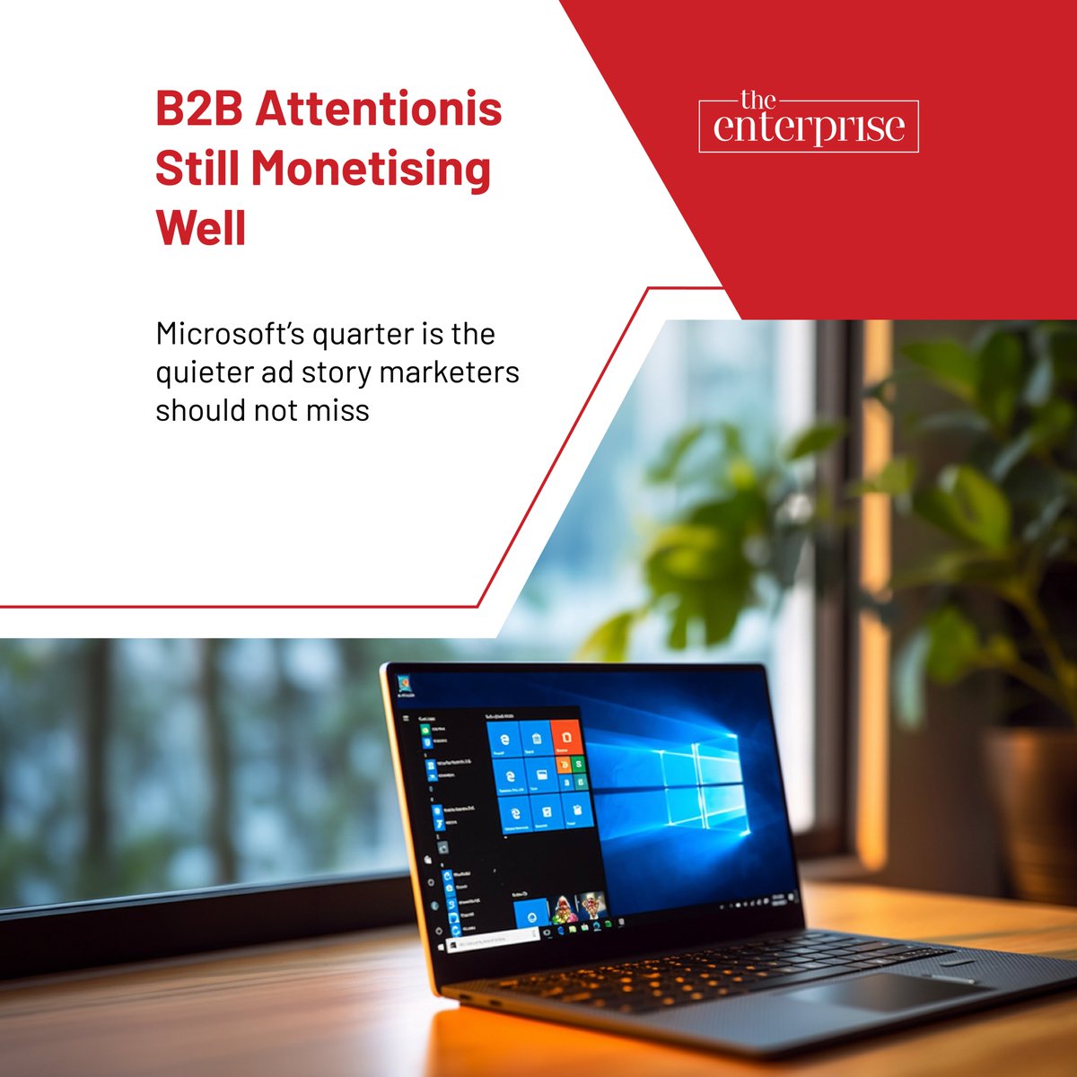 AtTheEnterprise's tweet image. Not all growth is loud. Microsoft shows B2B attention still delivers where it counts, high-intent audiences that convert

🌐:theenterprise.news

#LinkedIn
#B2BMarketing
#SearchAds
#Microsoft
#DemandGen