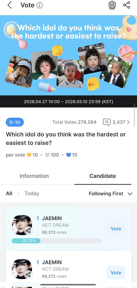 JAEMIN's VOTING ZONE (SLOW) tweet media