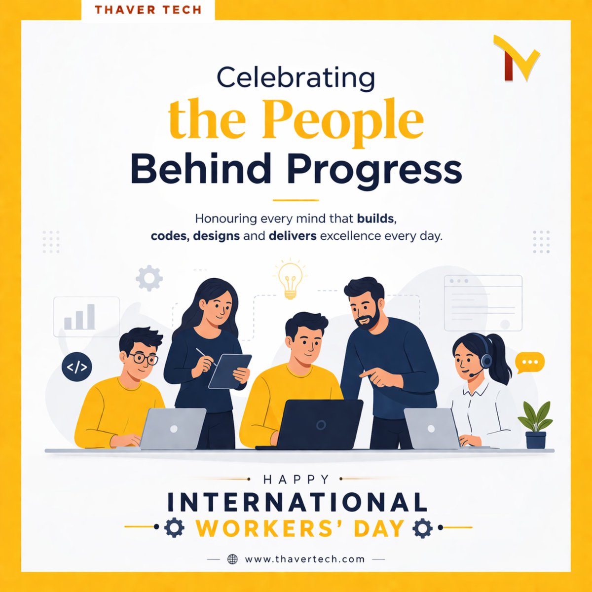 thavertech__'s tweet photo. Honouring the hands that build the world and the minds that drive progress. 💼

Happy International Workers’ Day! 🌍

#InternationalWorkersDay #WorkersDay #LabourDay #RespectWorkers #Workforce #ThaverTech #TeamWork https://t.co/wpqwmwA9Yc