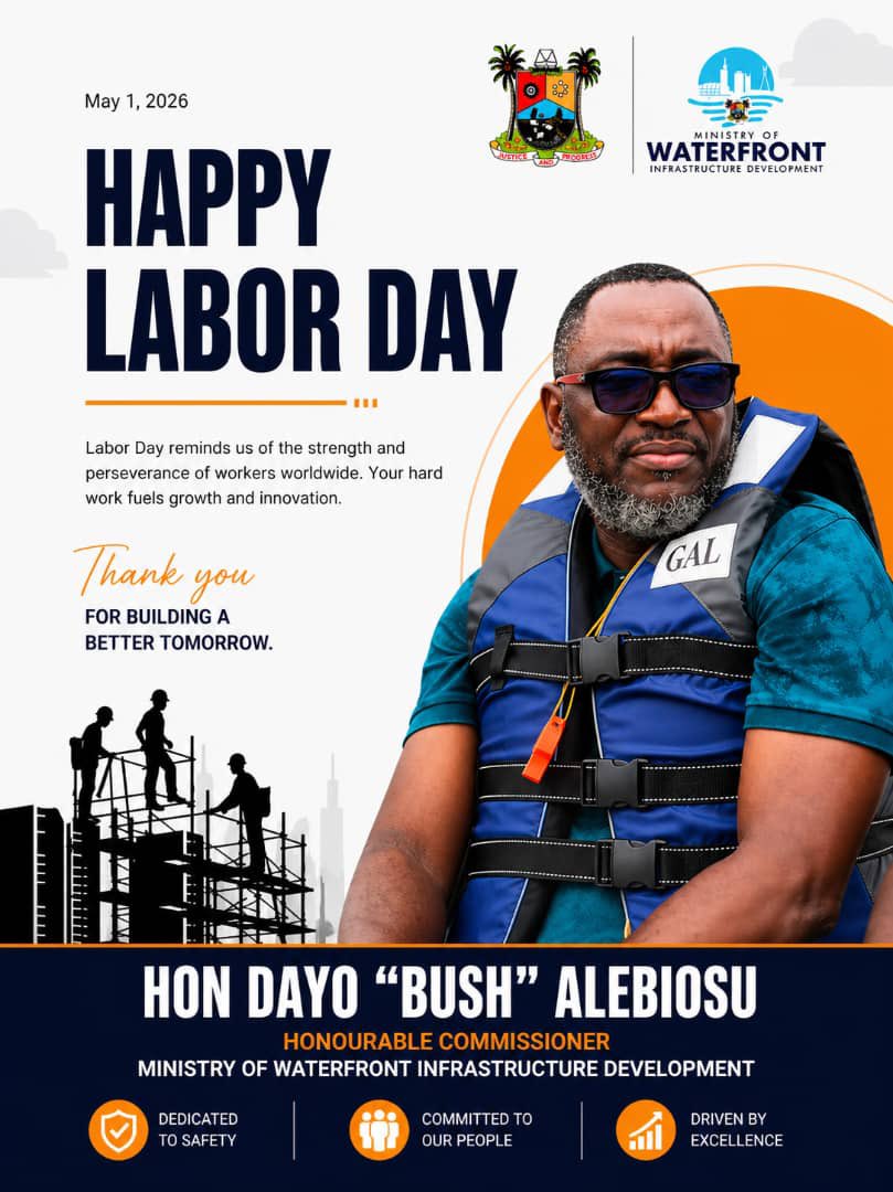 WaterfrontLagos's tweet photo. Today we celebrate you,the heart of everything we do .
Your dedication, Skill,and Resilience keep our mission moving forward even on difficult days .
Thank you for showing up,giving your best and building together with us 
May your labor be honored, your rest sweet https://t.co/YA4TYF1cfq