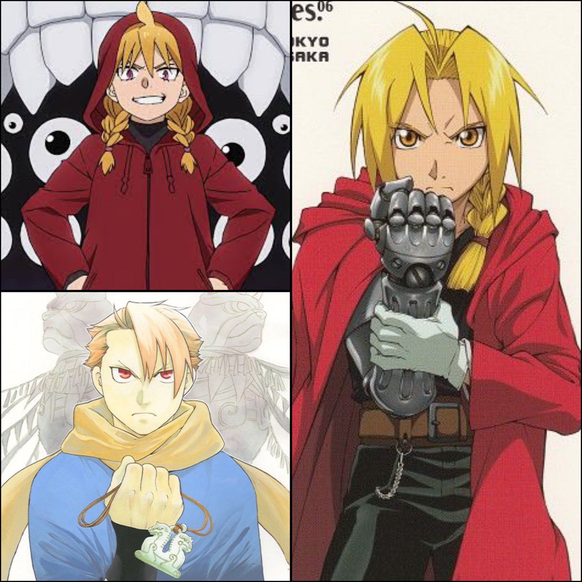 C4rlosC3rvera's tweet image. De dos haces uno.
FUUUUUSION!

#fullmetalalchemist 
#YomiNoTsugai
#EdwardElric
#Gabby #Yuru