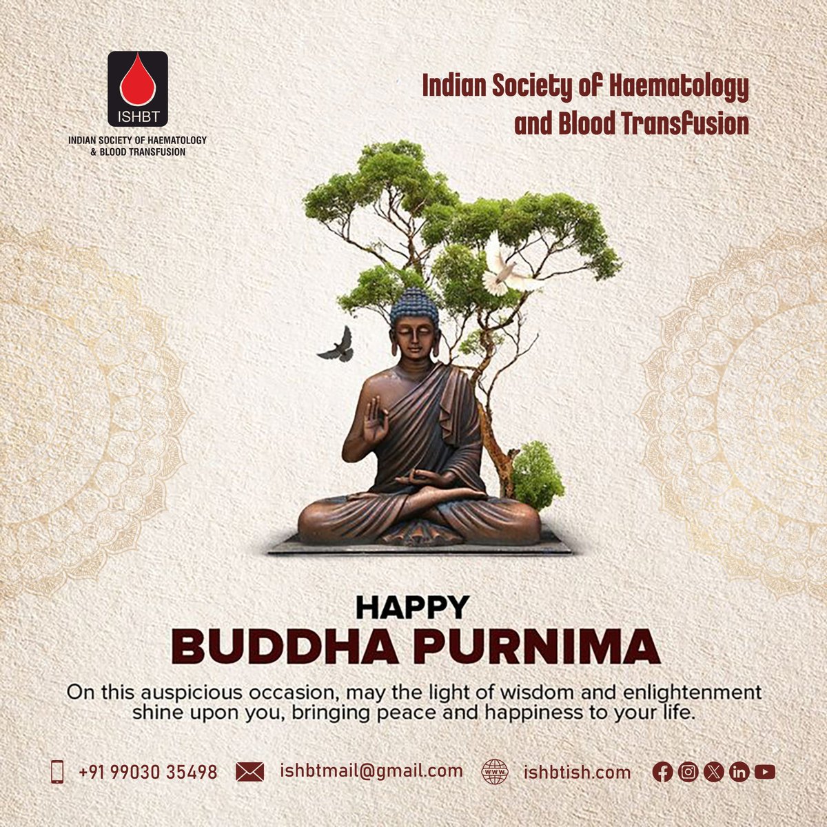 ishbtish's tweet image. Happy Buddha Purnima
"Wishing you a peaceful and enlightened Buddha Purnima. Let's follow the path of truth and kindness."

#buddha #lordbuddha #festival #religion #HolySpirit