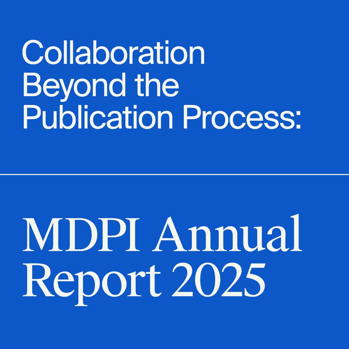 MDPIOpenAccess's tweet photo. Supporting the scholarly community is a priority for MDPI. 

By working with institutions, societies, and researchers across the globe, MDPI fortified its existing relationships in 2025, whilst also building new partnerships. 

Learn more: https://t.co/3s5uFxVOFr https://t.co/st8cK3XcQo
