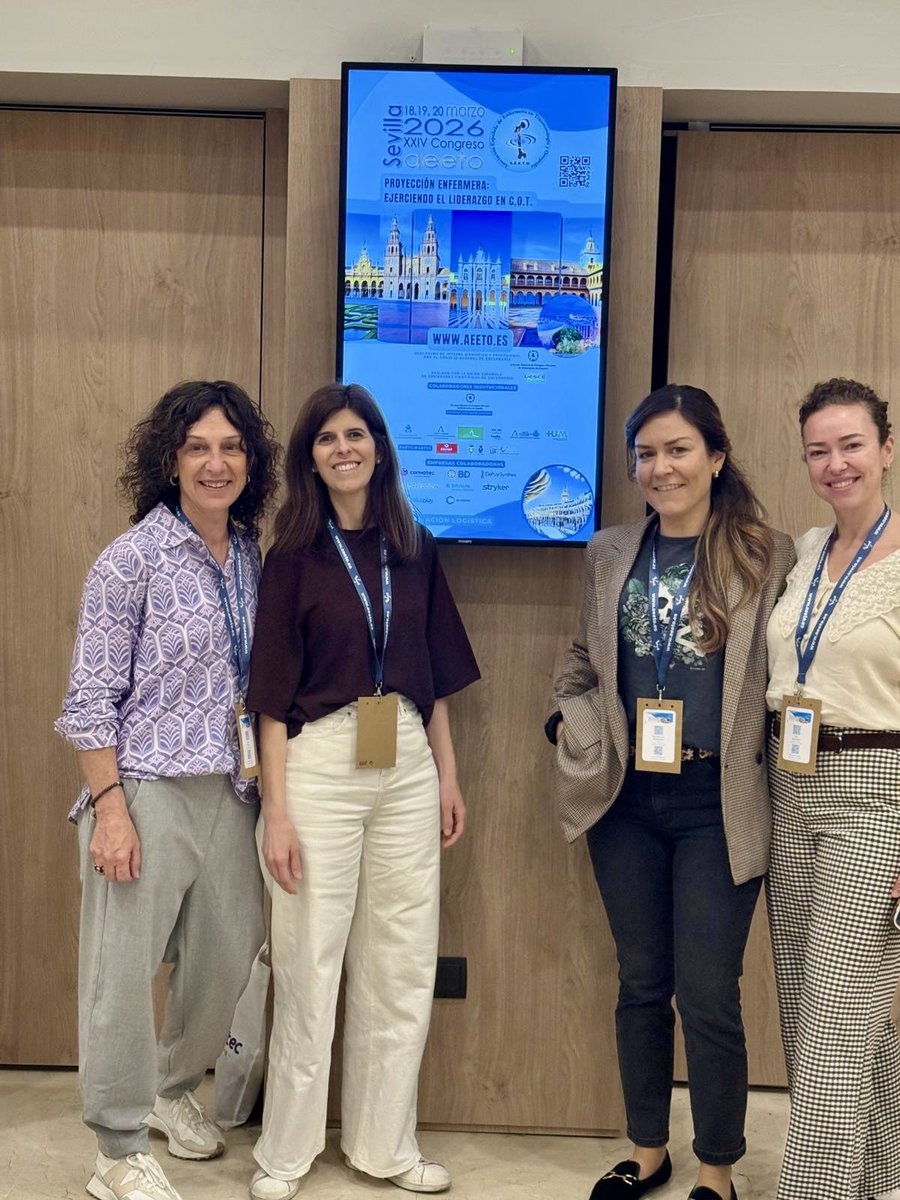 HospitalReus's tweet photo. Infermeres de l’àrea quirúrgica de l’@HospitalReus 📍 van assistir al XXIV Congreso de Traumatología y Ortopedia #aeeto26, amb el lema: “Proyección Enfermera, Ejerciendo el Liderazgo en Cirugía Ortopédica y Traumatología”, celebrat a Sevilla el passat 18, 19 i 20 març (@aeeto_es) https://t.co/oSGDmTkKXd