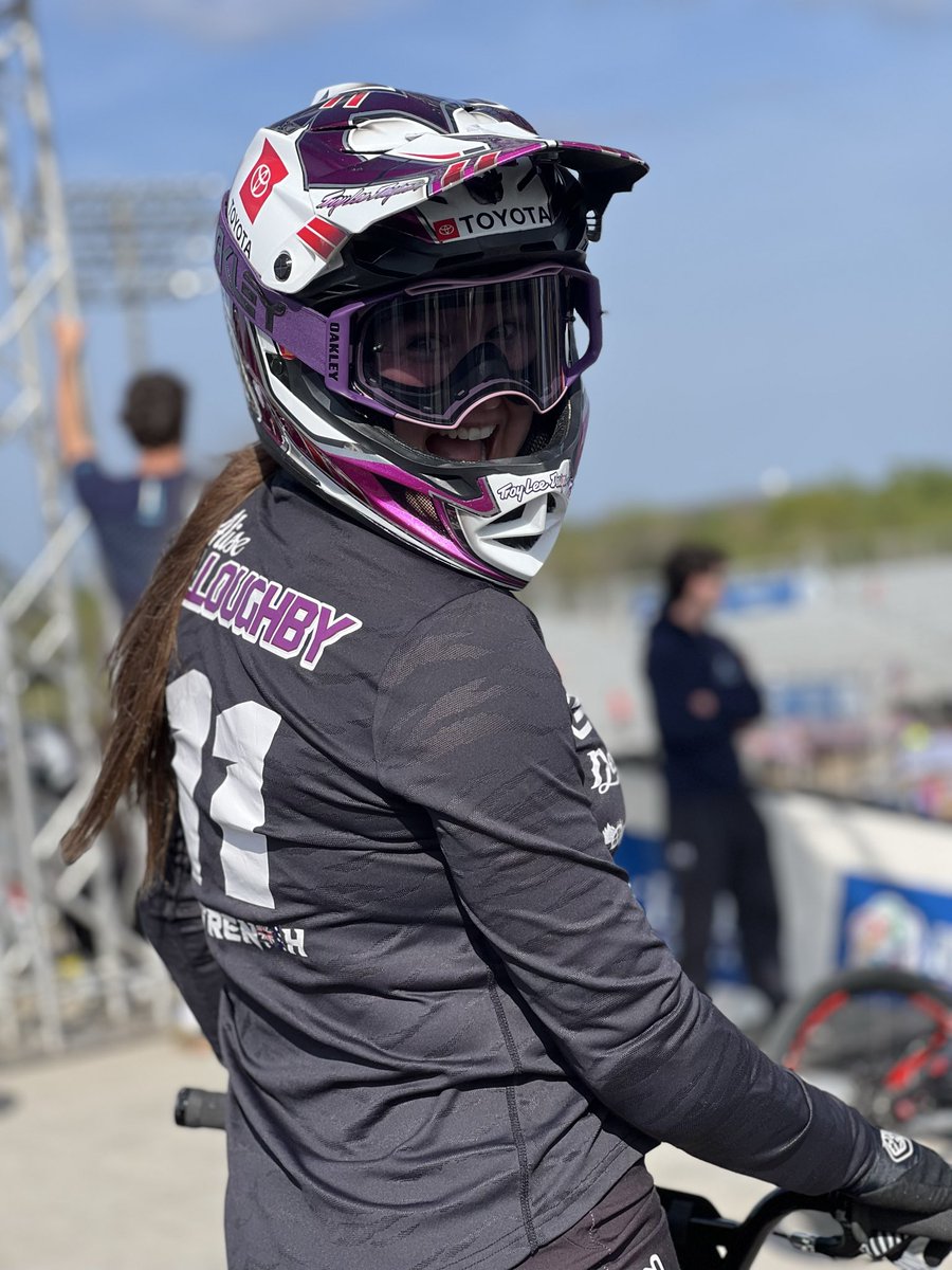 alisepost11's tweet photo. Happy place😃 thanks for the support in getting here, on AND off the track @Toyota ♥️ #ToyotaPartner #LetsGoPlaces https://t.co/HynHWfxJ09
