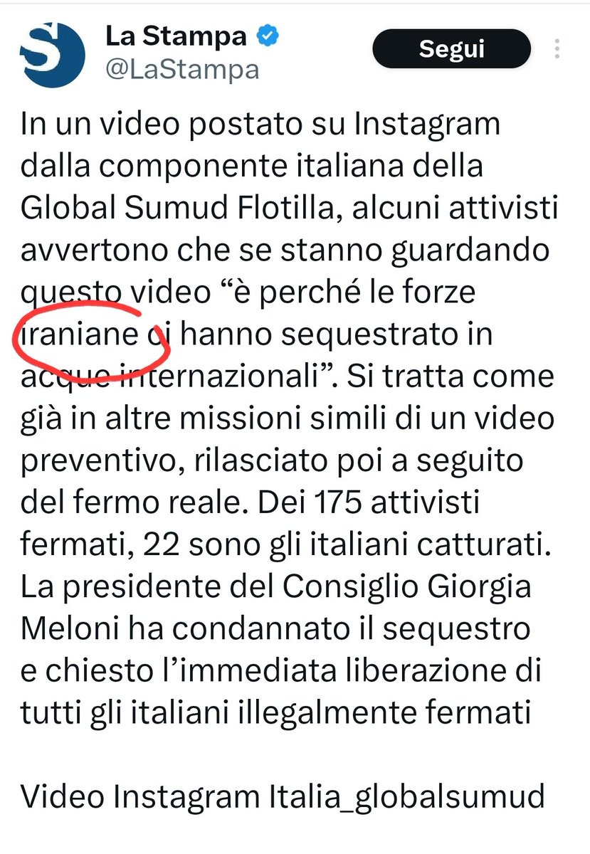 I giornalisti quelli bravi! Scambiano israeliani per iraniani... #GlobalSumudFilottila