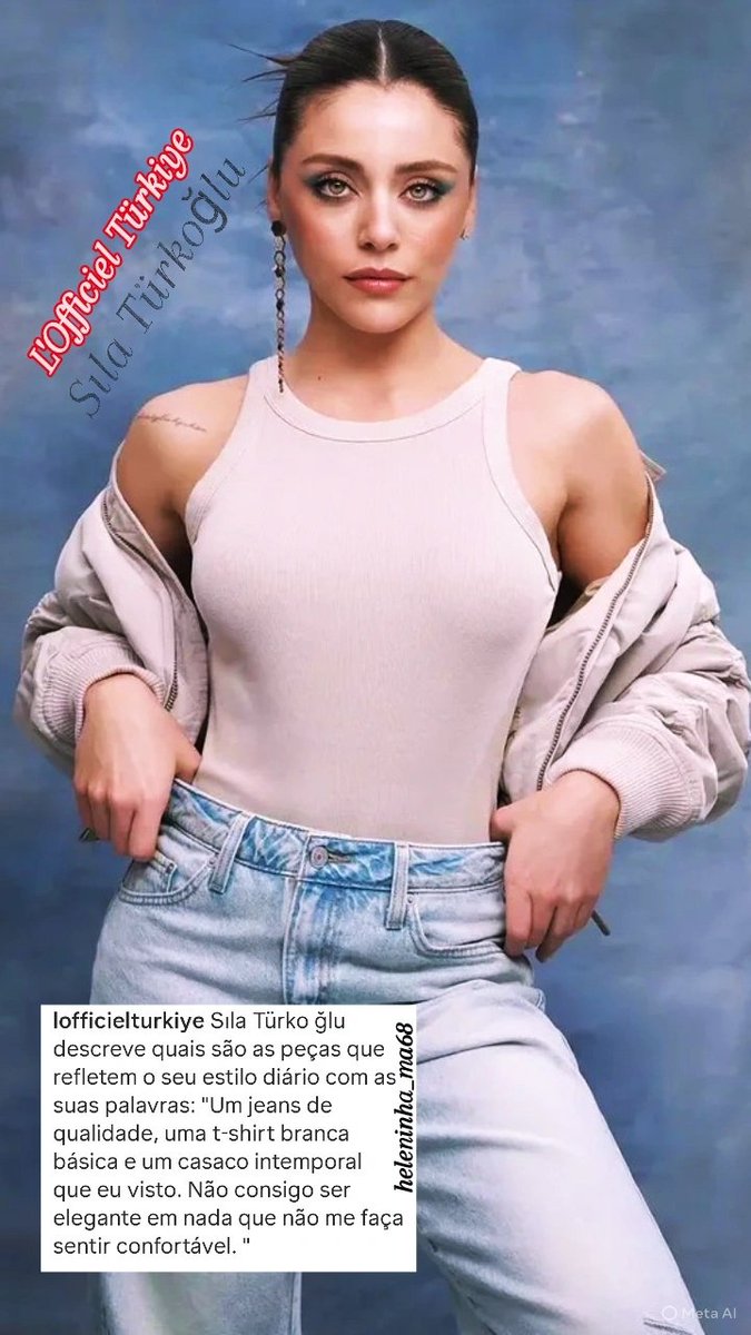 IG L'Officiel Türkiye 
👖🧥💋✨
#SılaTürkoğlu
#Levistr