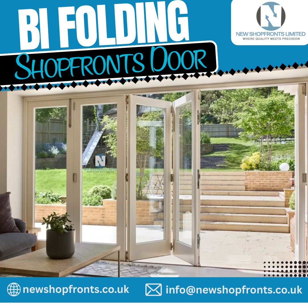 newshopfronts's tweet image. 👉Sleek Bi-Folding Shopfront Doors maximize space while creating seamless indoor-outdoor flow and enhancing visibility for modern retail appeal with durable design!🚪✨
#ShopfrontDesign #RetailSpaces #ModernDoors #GlassFronts #BifoldingDoors
👉Website: newshopfronts.co.uk/bi-folding-sho…