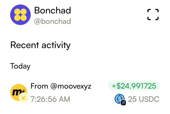 X Moover reward received with thanks 🙏🏽 from <a href="/moovexyz/">moove.xyz</a> 

Let's keep growing guys! 😜