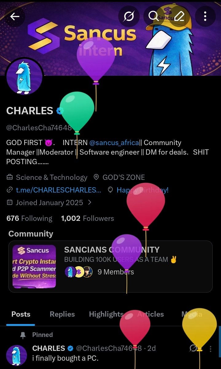 CHARLES tweet media