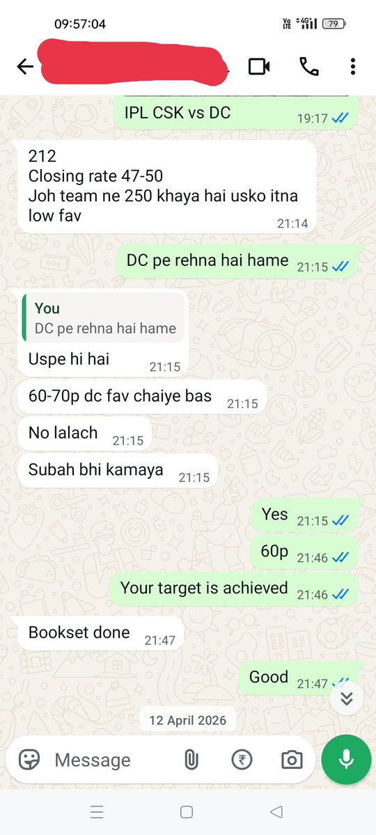 AJ_Predicts's tweet image. #IPL #Dhoni #Kohli  #Rohit #AprilResults Speaks itself . join me take first match free as trial match script then it's paid afterwards. WhatsApp on 7033899908 to get connected.