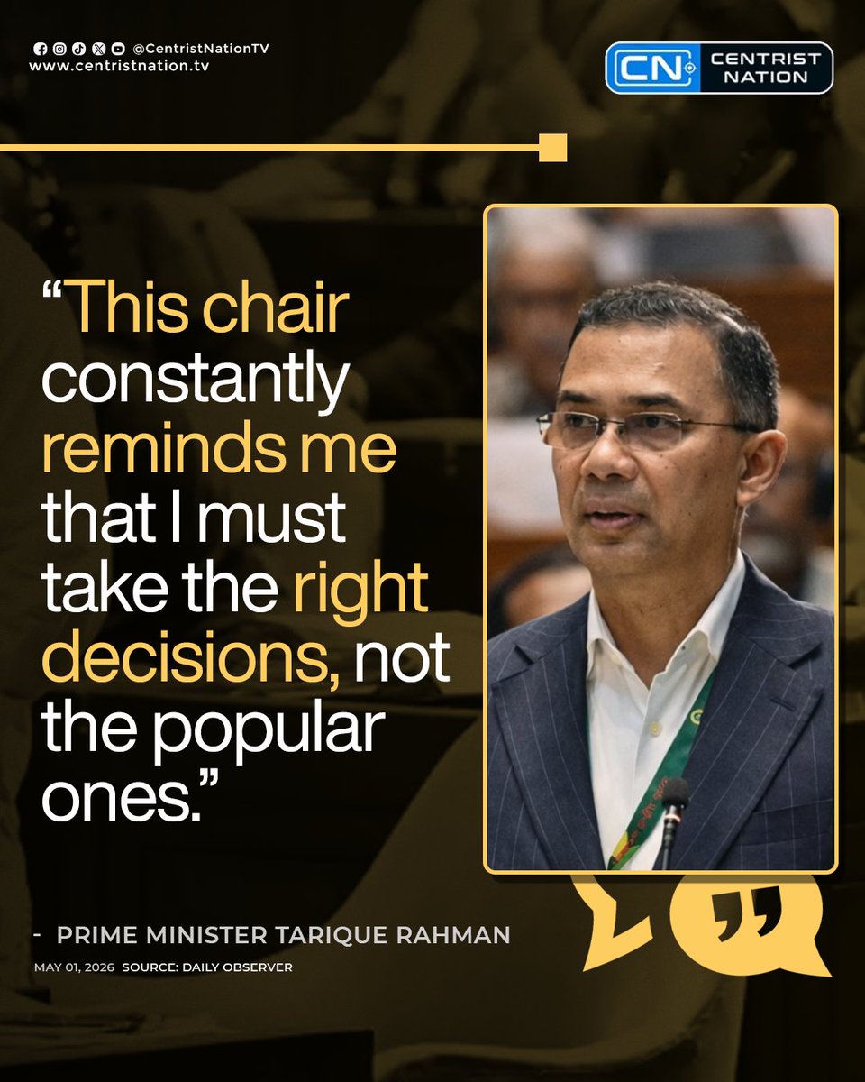 centristnattv's tweet photo. "This chair constantly reminds me that I must take the right decisions, not the popular ones."
#LeadershipMatters #RightOverPopular #PrincipledDecisions #cnnews #centristnation https://t.co/QyiL86RnZ6
