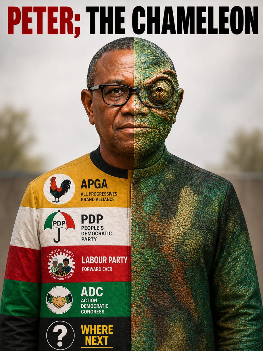 ahmedbee55's tweet photo. Ladies and gentlemen, here comes KWEKU the traveler. 

He's about to travel to another party...
But the truth is that, he'll still lose and he'll never be Nigeria president.💔💔💔💔 https://t.co/p4JPmmEqB2