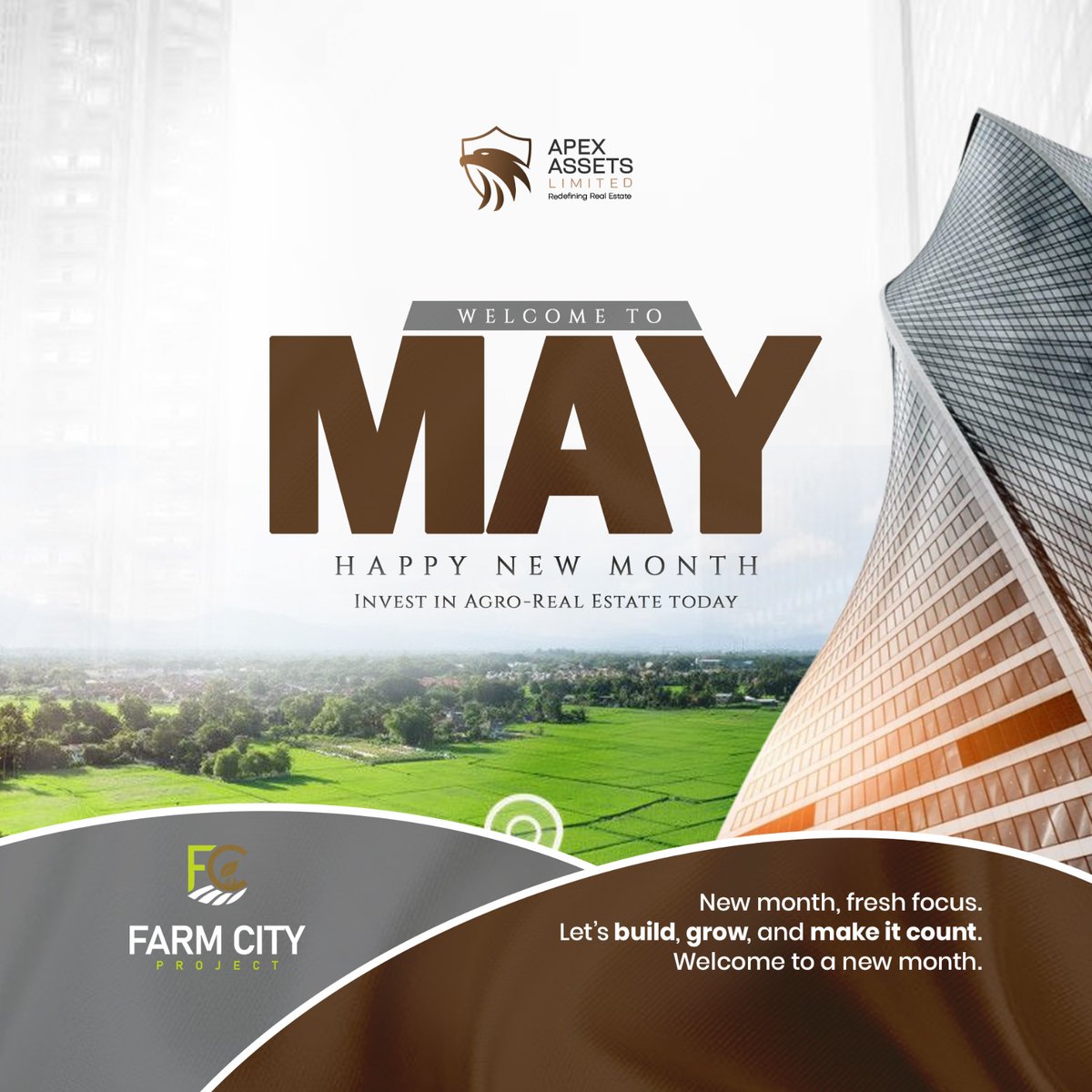 Apexasset_ltd's tweet photo. May arrives with new energy and the biggest vision we have ever carried.
This is the month everything shifts at Apex Assets Limited.
Stay close. What is coming will change the way you think about investment forever. 
#ApexAssetsLimited #WelcomeToMay #RealEstateNigeria https://t.co/pyMxVyrkaV