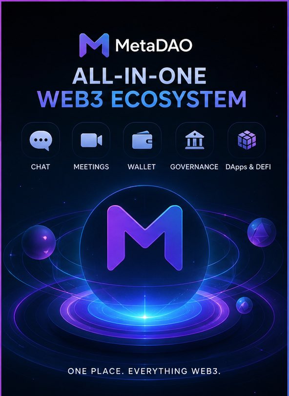 vesperadawn's tweet photo. Why is web3 still split across so many different apps?
Chat in one place, wallets in another, and governance completely separate. Thats why MetaDAO here is trying to bring all of that into one system 😁
@Zypher_Network #MetaDAO https://t.co/J5LjaRyK0T