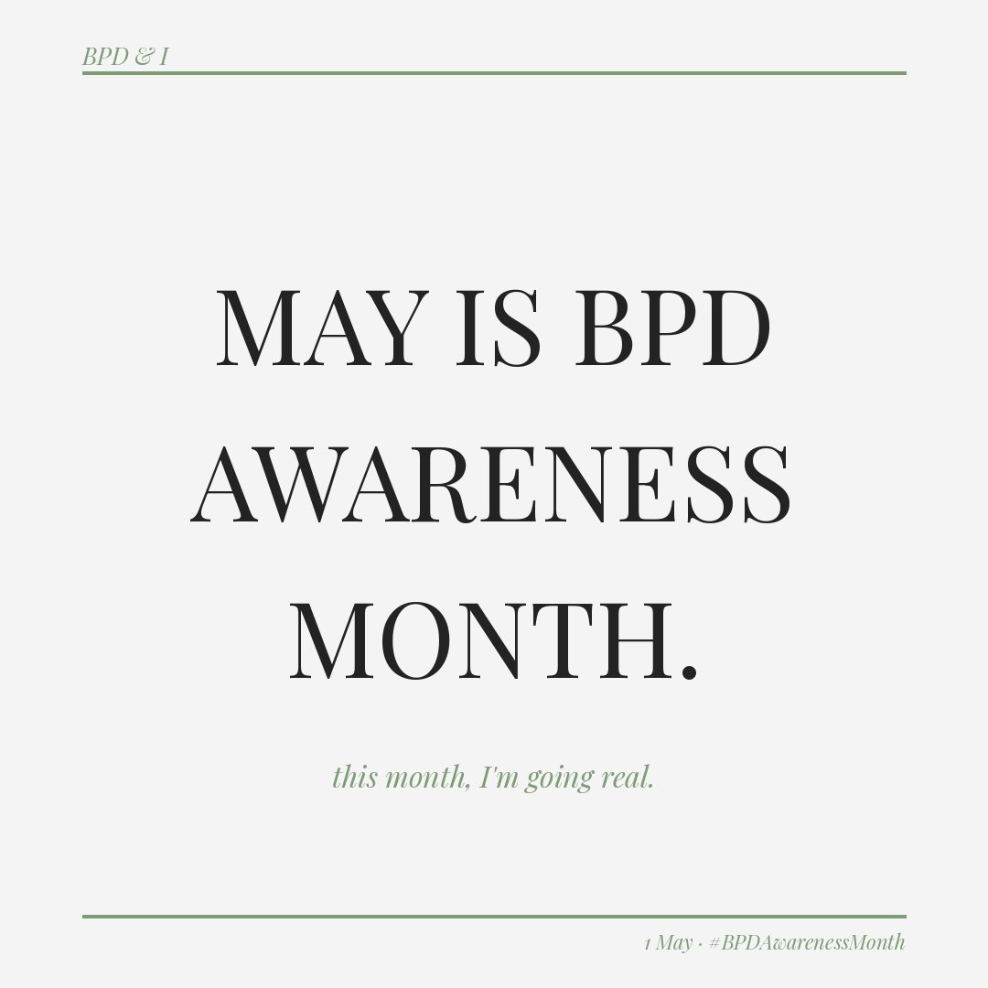BpdandiEllen's tweet photo. It's BPD Awareness Month. For 31 days — we talk about it. Openly. Honestly. Without the stigma that still follows this diagnosis around. People with BPD are some of the most empathetic humans I know. #BPDAwarenessMonth #BPD #BreakTheStigma https://t.co/oqxh5KCWDZ