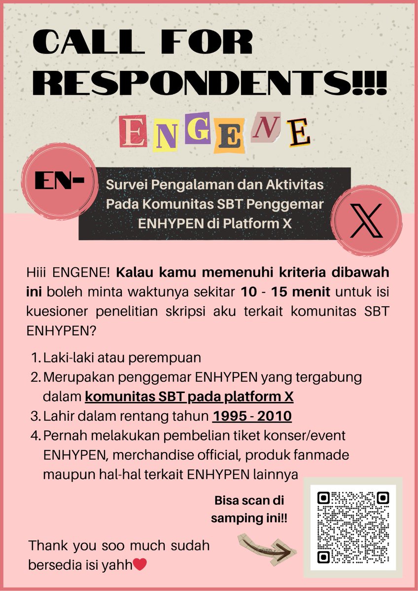 diinn♡쫑 lgi cari responden skripsi☝🏻😭 tweet media