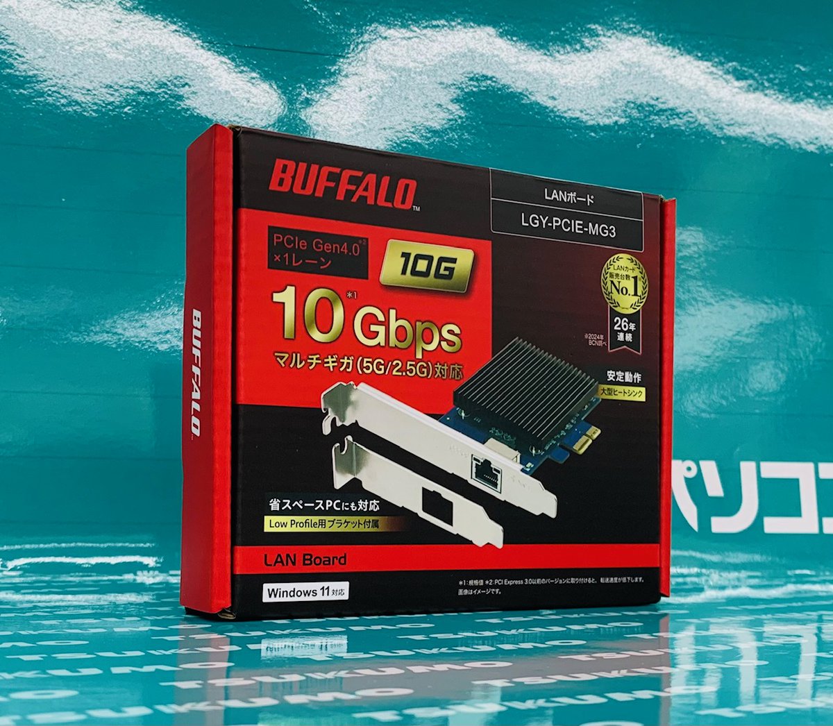10GbE LANボード BUFFALO LGY-PCIE-MG3 BUFFALO LGY-PCIE-MG3 | パソコン工房【公式通販】