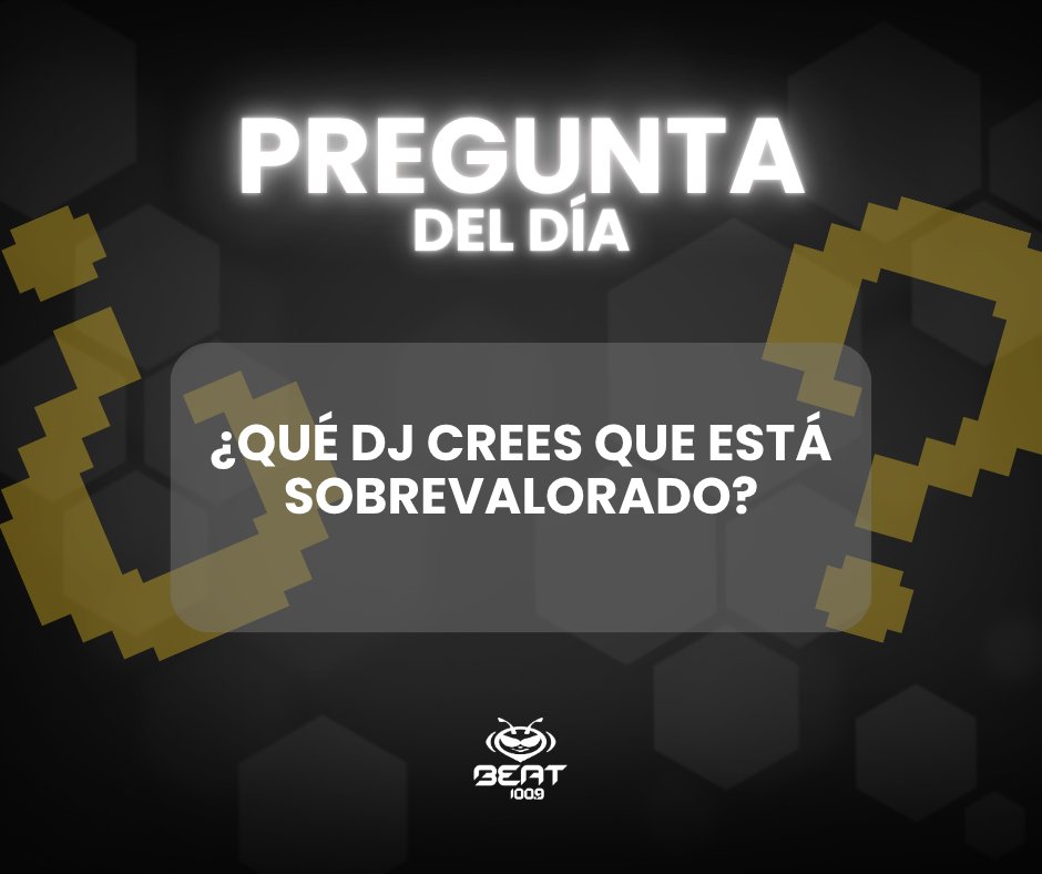 BEATOFICIAL's tweet image. ¡Es momento de la #PreguntaDelDía en Beat Morning! Queremos saber tu opinión. Responde en los comentarios y te leemos al aire 👇👀
🐝 beatdigital.mx | 100.9 FM
#Radio #Música #beatmorning #beatdigital