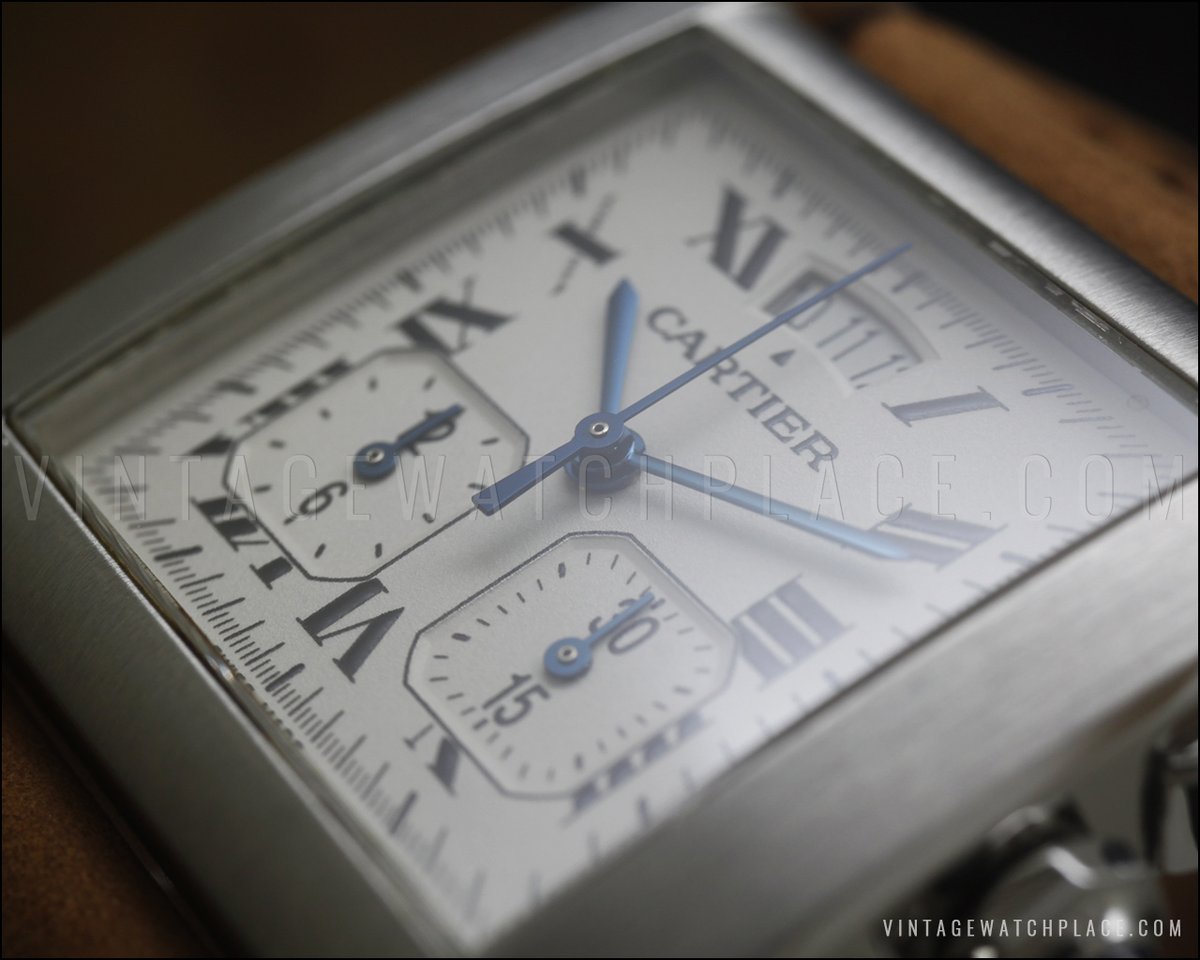 Cartier Tank Fançaise 2531 Chronograph perpetual calendar vintage quartz watch, 100% original, like new!, a great enjoyable investment! vintagewatchplace.com/cartier-tank-f…