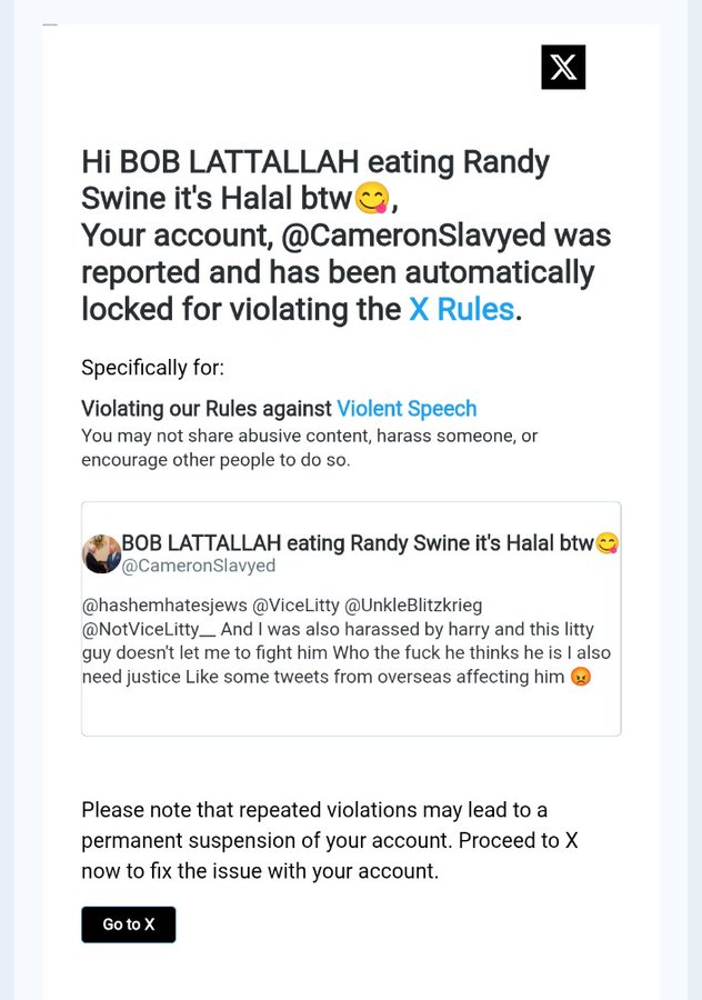 BOB LATTALLAH eating Randy Swine it's Halal btw😋 tweet media