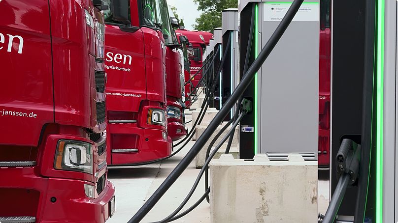 marioellerbrock's tweet image. E-Lkw sind zu teuer, Das Netz bricht zusammen . Die Technik ist nicht so weit... 🥱
Wir hören die Argumente gern , während wir heute unsere Flotte laden und dabei Geld verdienen. Ja, richtig gehört: Negativer Strompreis sei Dank! Während der Dieselpreis stagniert, ist unsere