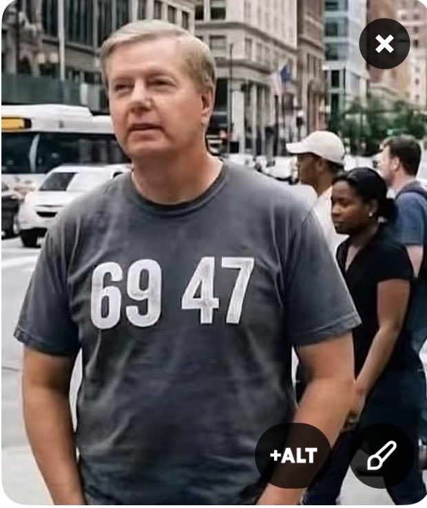 JerryWillResist's tweet photo. For once @LindseyGrahamSC has his mouth, I mean his finger on the pulse of the truth🤣🤣🤣 https://t.co/TZtgNRYY5z