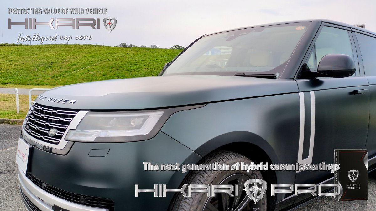 hikari_carcare's tweet image. 今日から5月✨
正直不安すぎたマット塗装にコーティング🌟

#RangeRover with HIAKRI PRO
hikariglass.co.jp/archives/11426

#セラミックコーティング #車コーティング #レンジローバー #自己修復 #セルフヒーリング #マット塗装 #艶消し #洗車傷 #一生モノ #愛車保護 #鏡面仕上げ #ディテーリング